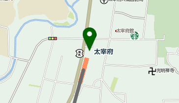 宅配ロッカーPUDO 西日本鉄道 太宰府駅の地図画像