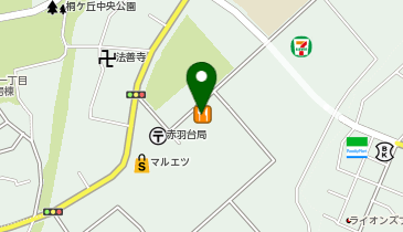 宅配ロッカーPUDO エムズタウン 赤羽台店の地図画像