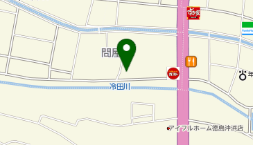 宅配ロッカーPUDO ヤマト運輸 徳島問屋センターの地図画像