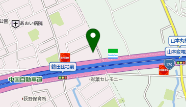 宅配ロッカーPUDO ヤマト運輸 伊丹荒牧営業所の地図画像