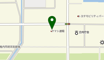 宅配ロッカーPUDO ヤマト運輸 稚内営業所の地図画像