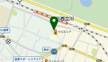 宅配ロッカーPUDO ウエルシア 西立川駅南口店の地図画像