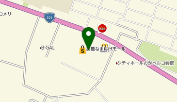 宅配ロッカーPUDO 伊徳 いとく男鹿ショッピングセンターの地図画像