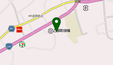宅配ロッカーPUDO 乙部町役場の地図画像
