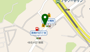 宅配ロッカーPUDO ウエルシア 三田弥生が丘店の地図画像