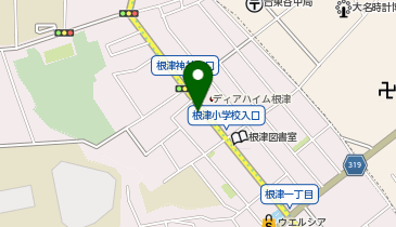 宅配ロッカーPUDO P329 根津1丁目の地図画像