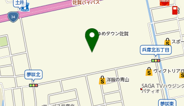 宅配ロッカーPUDO イズミ ゆめタウン佐賀の地図画像
