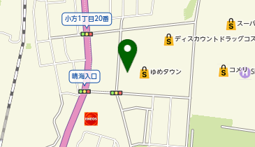 宅配ロッカーPUDO イズミ ゆめタウン大竹の地図画像