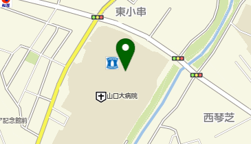 宅配ロッカーPUDO 山口大学医学部 附属病院 B棟1階の地図画像