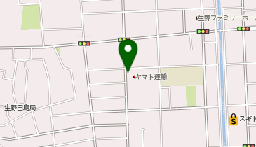 宅配ロッカーPUDO ヤマト運輸 巽西営業所の地図画像