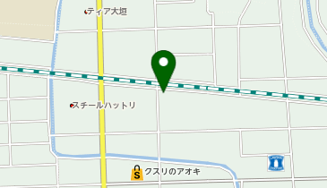 宅配ロッカーPUDO ヤマト運輸 大垣神田センターの地図画像