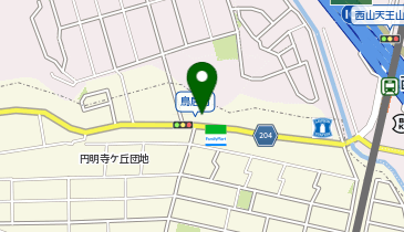 宅配ロッカーPUDO ダックス 大山崎円明寺店の地図画像