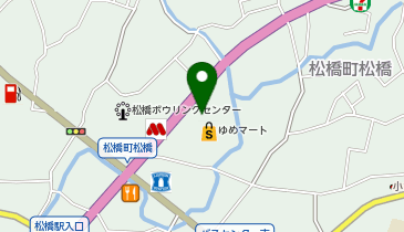 宅配ロッカーPUDO イズミ ゆめマート松橋の地図画像