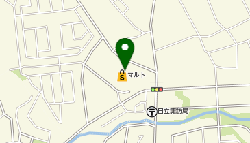 宅配ロッカーPUDO マルト 日立諏訪店の地図画像