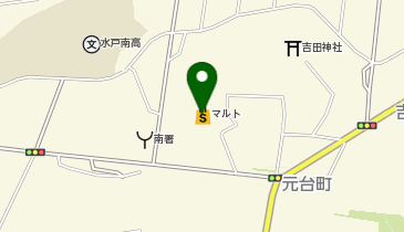 宅配ロッカーPUDO マルト 元吉田店の地図画像