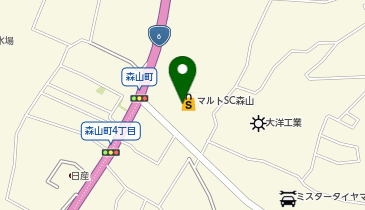 宅配ロッカーPUDO マルト 日立SC森山店の地図画像