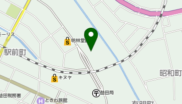 宅配ロッカーPUDO ヤマト運輸 益田営業所(益田あけぼの)の地図画像