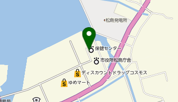 宅配ロッカーPUDO 上天草市役所 松島庁舎の地図画像