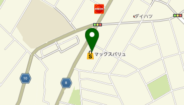宅配ロッカーPUDO マックスバリュ 三沢大町店の地図画像
