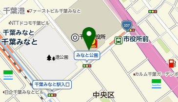 宅配ロッカーPUDO 千葉市役所の地図画像