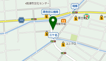 宅配ロッカーPUDO ウエルシア 焼津三ケ名東店の地図画像