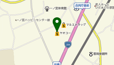 宅配ロッカーPUDO ヤオコー 富岡店の地図画像