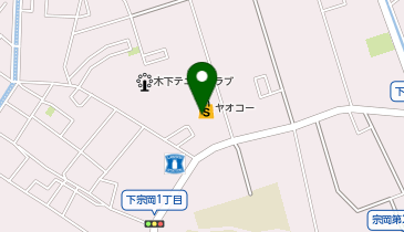 宅配ロッカーPUDO ヤオコー 志木宗岡店の地図画像