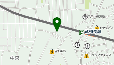 宅配ロッカーPUDO ヤオコー 長瀬店の地図画像