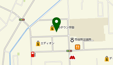 宅配ロッカーPUDO イズミ ゆめタウン宇部の地図画像