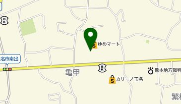 宅配ロッカーPUDO イズミ ゆめマート玉名の地図画像