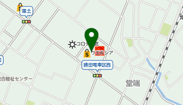 宅配ロッカーPUDO ウエルシア ひたちなか堂端店の地図画像