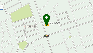 宅配ロッカーPUDO ウエルシア ひたちなか六ツ野店の地図画像