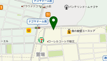 宅配ロッカーPUDO ウエルシア 名古屋萱場店の地図画像