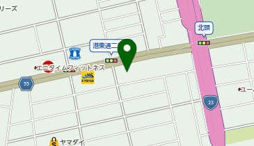 宅配ロッカーPUDO ウエルシア 名古屋港東通店の地図画像