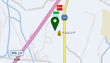 宅配ロッカーPUDO ウエルシア 裾野深良店の地図画像