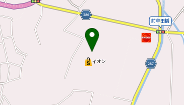 宅配ロッカーPUDO イオン 岡垣店の地図画像