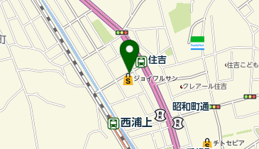 宅配ロッカーPUDO ジョイフルサン 住吉店の地図画像