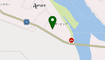 宅配ロッカーPUDO ザ・ビッグ 北島店の地図画像