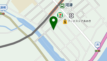 宅配ロッカーPUDO ウエルシア 河津店の地図画像