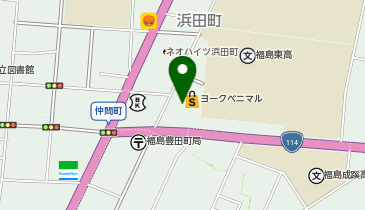 宅配ロッカーPUDO ヨークベニマル 浜田店の地図画像