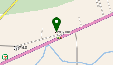 宅配ロッカーPUDO ヤマト運輸 白河営業所(白河西郷)の地図画像