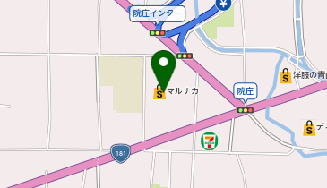 宅配ロッカーPUDO マルナカ 院庄店の地図画像