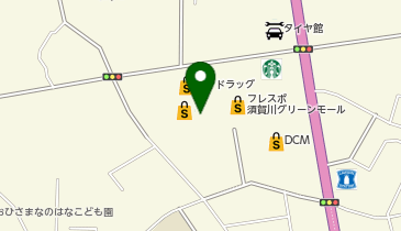 宅配ロッカーPUDO ヨークベニマル 須賀川森宿店の地図画像