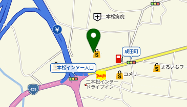 宅配ロッカーPUDO ヨークベニマル 二本松インター店の地図画像