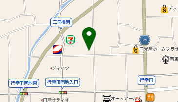 宅配ロッカーPUDO ヤオコー 渋川店の地図画像