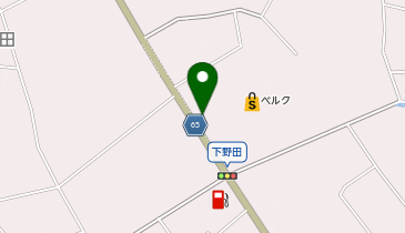 宅配ロッカーPUDO ベルク 白岡上野田店の地図画像