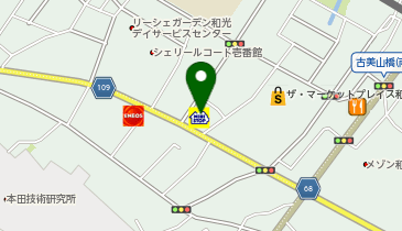 宅配ロッカーPUDO ミニストップ 和光下新倉店の地図画像