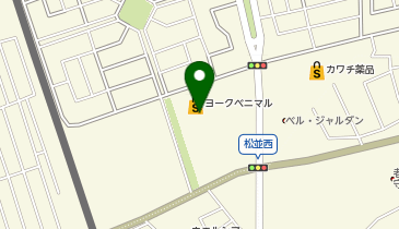 宅配ロッカーPUDO ヨークベニマル 守谷店の地図画像