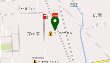 宅配ロッカーPUDO ヨークベニマル 喜多方店の地図画像