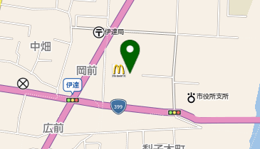 宅配ロッカーPUDO ヨークベニマル 伊達店の地図画像